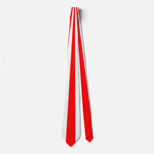 Gravata Teste padrão vermelho da listra