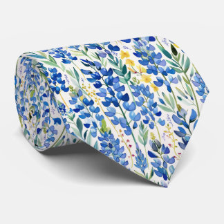 Gravata Texas Bluebonnet Wildflower Pattern