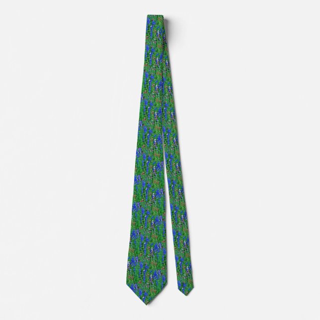Gravata Texas Bluebonnets Neck Tie (Frente)
