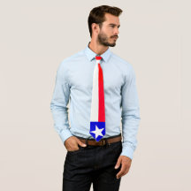 Texas Flag Neck Tie