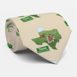 Gravata Texas Shape E Longhorn Steer