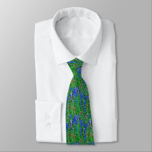 Gravata Texas Wildflower Neck Tie