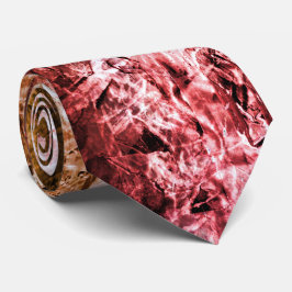 Gravata Textura fibrosa estranha e manchas queimadas ou su