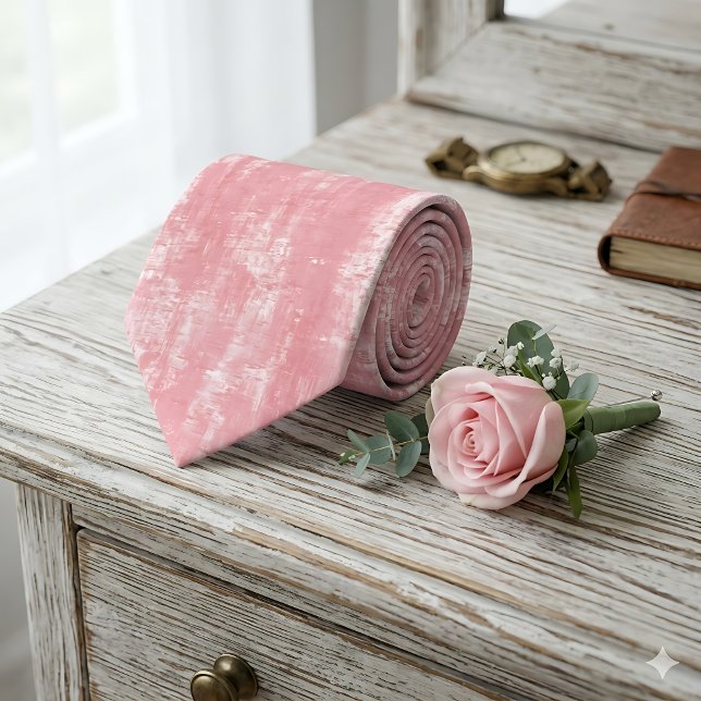 Gravata Textura Grunge Moderna Rosa  (Criador carregado)