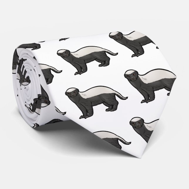 Gravata Texugo de mel (Rolled)