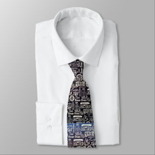 Gravata The Amazing Names of Jesus Christ Men's Neck Tie