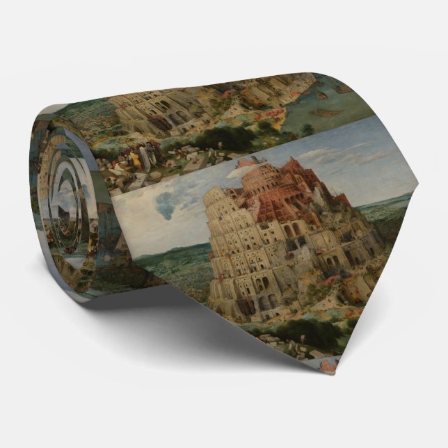 Gravata The Tower of Babel by Pieter Bruegel (Rolled)