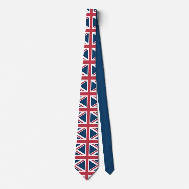 Gravata The Union Jack British Flag Neck Tie (Frente)