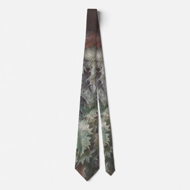 Gravata Thistle com os Insetos 1755 Johann C. Dietzsch (Frente)