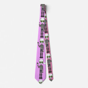 Gravata Thunder_Cove da Alienígena de Onda Amigável