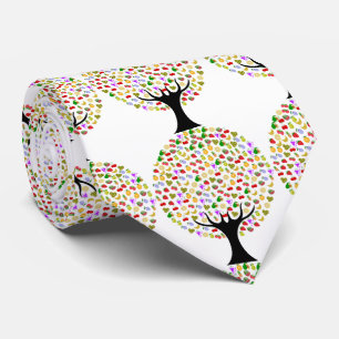 Gravata Thunder_Cove da árvore de várias frutas