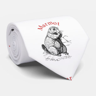 Gravata Thunder_Cove de Animais Marmotes