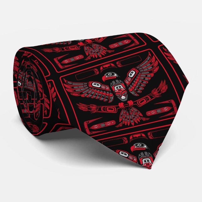 Gravata Thunderbird Native American Indian Symbol (Rolled)