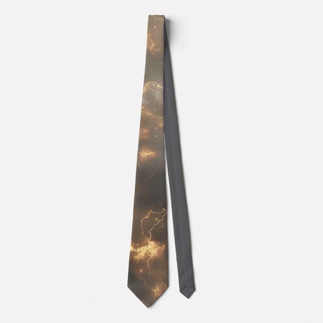 Gravata Thunderstorm Tie/Krawatte mit Blitzd (Frente)