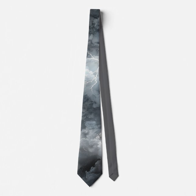 Gravata Thunderstorm Tie/Krawatte mit Blitzd (Frente)