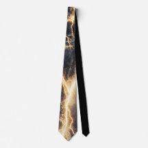 Thunderstorm Tie/Krawatte mit Blitzd