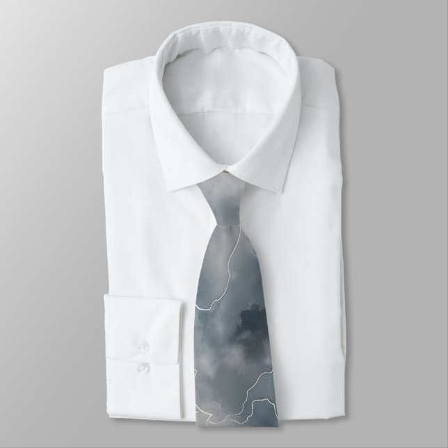 Gravata Thunderstorm Tie/Krawatte mit Blitzd (Amarrado)