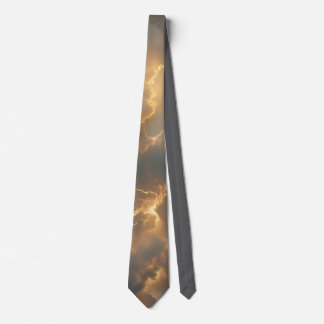 Gravata Thunderstorm Tie/Krawatte mit Blitzd