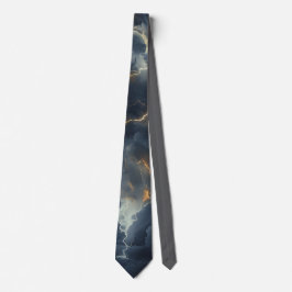 Gravata Thunderstorm Tie/Krawatte mit Blitzd