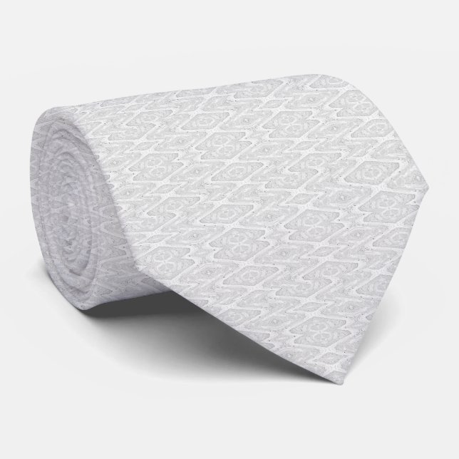 Gravata Tie American Sycamore - Branco (Rolled)