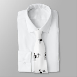 GRAVATA TIE BRANCA DO PESCOÇO DOC-THOR