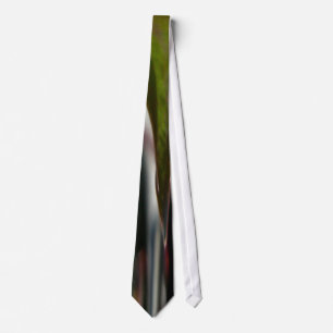 Gravata Tie Budding Anemone Abstrato