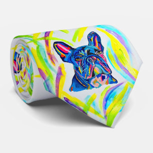 Gravata Tie Bulldog Francês