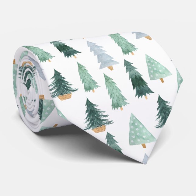Gravata Tie - Christmas Pattern (Rolled)