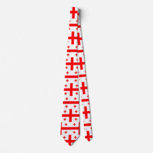 Gravata Tie com a bandeira da Geórgia