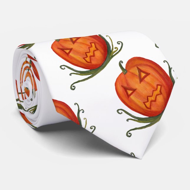 Gravata Tie de Celebração do Halloween (Rolled)