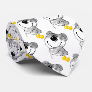 GRAVATA ***TIE DE ENXERGENS DE TEDDYBEAR** PARA A CARA