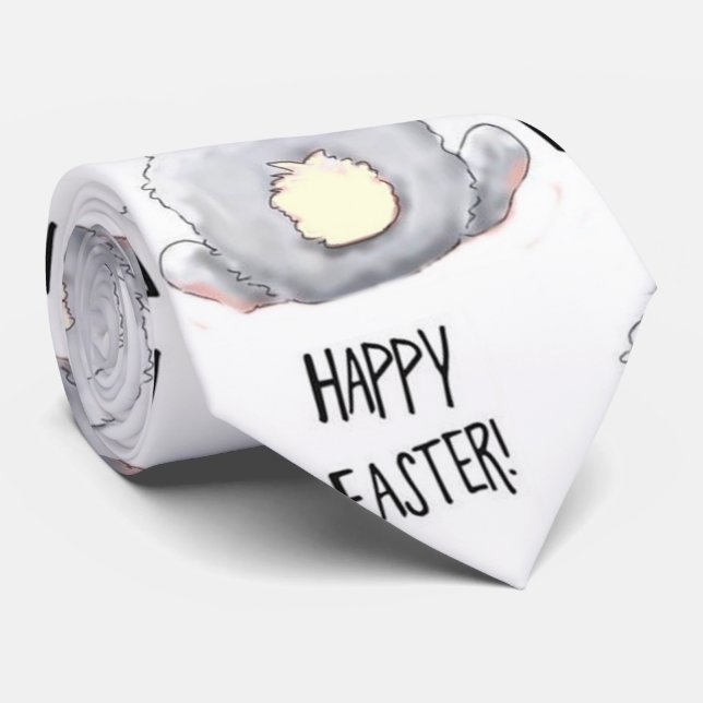 GRAVATA ***TIE DE PÁSCOA DO BUNNY*** (Rolled)