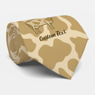 Gravata Tie de Perfil de Vaca