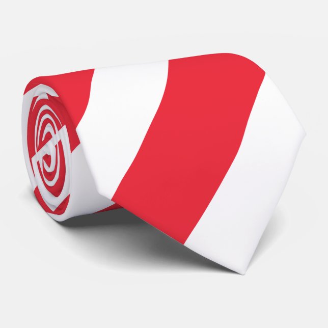 Gravata Tie de Pescoço de Bandeira da Áustria (Rolled)