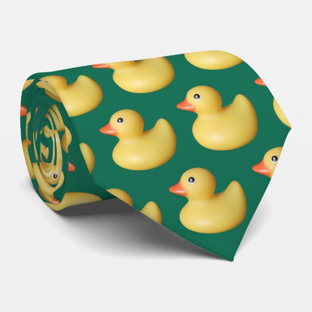 Gravata Tie de Rubber Ducky (Rolled)