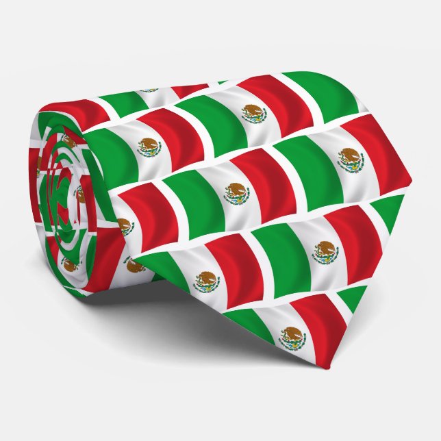 Gravata Tie de Sinalizador do México (Rolled)