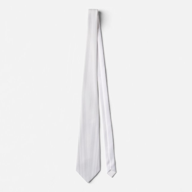 Gravata Tie Diamond Stretch - Branco (Frente)