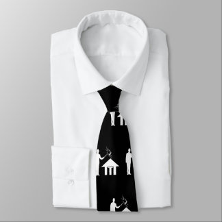 GRAVATA TIE DO PESCOÇO PRETO DE THOR REAL