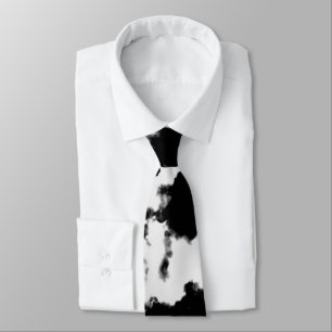 Gravata Tie Dye Black and White