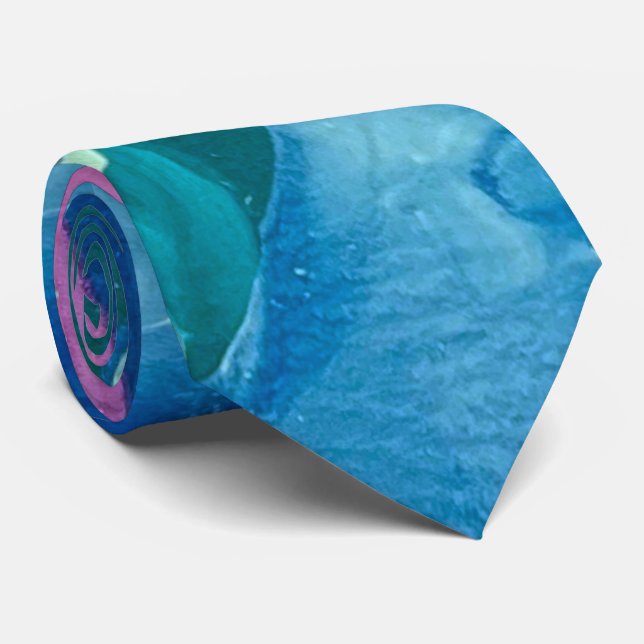 Gravata Tie Dye Contemporâneo (Rolled)