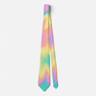 Gravata Tie Dye Rainbow Pastel Spital Groovy Hippie