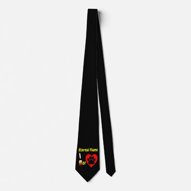 Gravata Tie Eternal Flame Do Amor Peão (Frente)