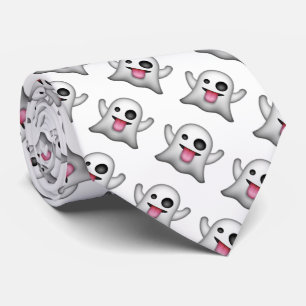 Gravata Tie/Fantasma Cute do Halloween