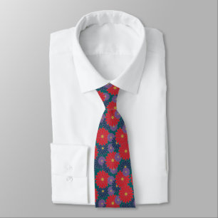 Gravata Tie Floral de Queda Splashy