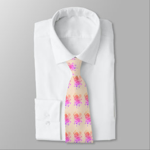 Gravata Tie Floral Divertida para Todos os Campos