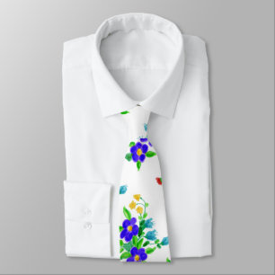 Gravata Tie Floral Personalizada