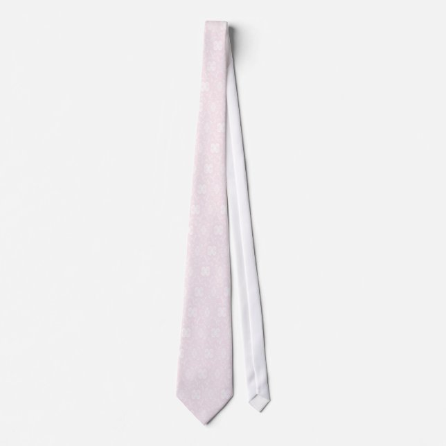 Gravata Tie Floral - Rosa (Frente)