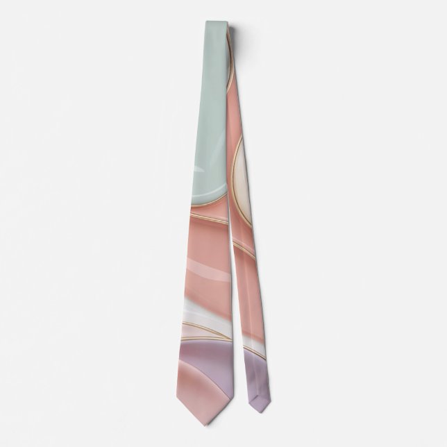 Gravata Tie in stylish abstract graphic (Frente)
