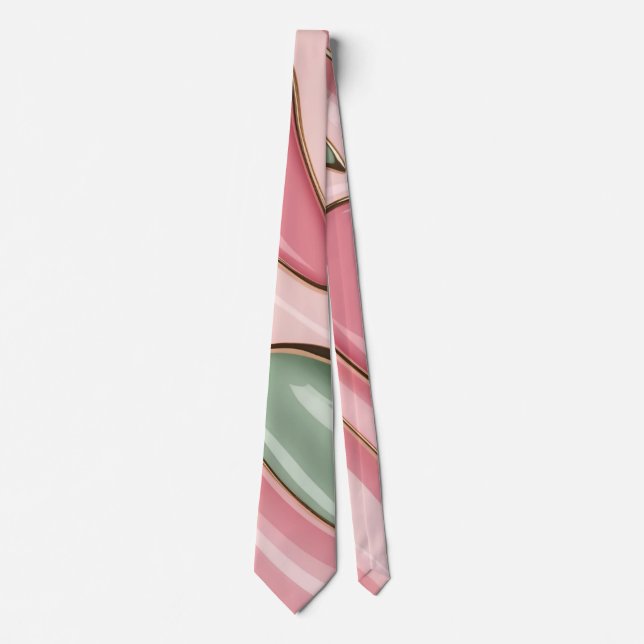 Gravata Tie in stylish abstract graphic (Frente)