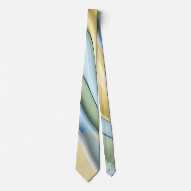 Gravata Tie in stylish abstract graphic (Frente)
